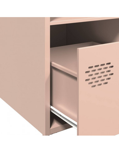 Credenza Rosa 35x39x103,5 cm in Acciaio