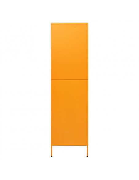 Armadio Giallo Senape 90x50x180 cm in Acciaio