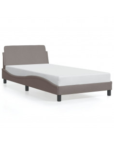 Giroletto con Testiera Tortora 100x200 cm in Tessuto 2