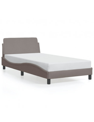 Giroletto con Testiera Tortora 100x200 cm in Tessuto