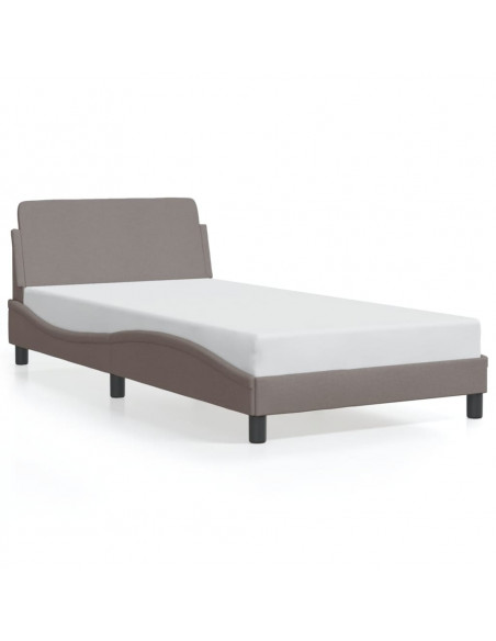 Giroletto con Testiera Tortora 100x200 cm in Tessuto