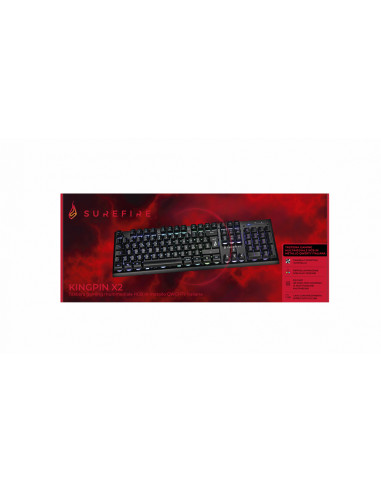 Verbatim KingPin X2 tastiera Gaming USB QWERTY Italiano Nero