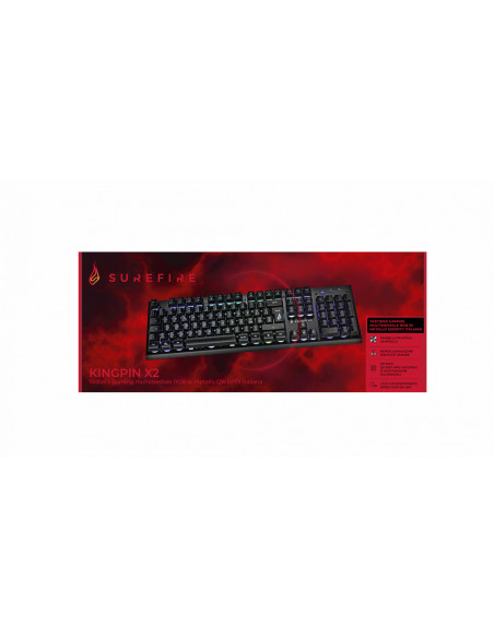 Verbatim KingPin X2 tastiera Gaming USB QWERTY Italiano Nero