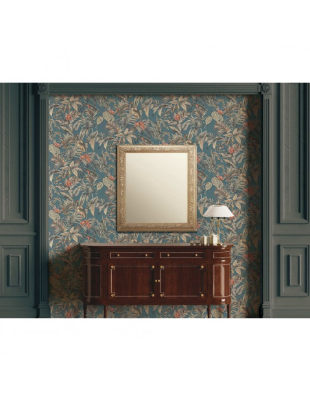 DUTCH WALLCOVERINGS Carta da Parati Bird-of-Paradise Blu