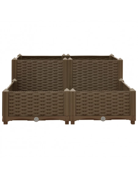 Fioriera Rialzata 80x80x38 cm in Polipropilene