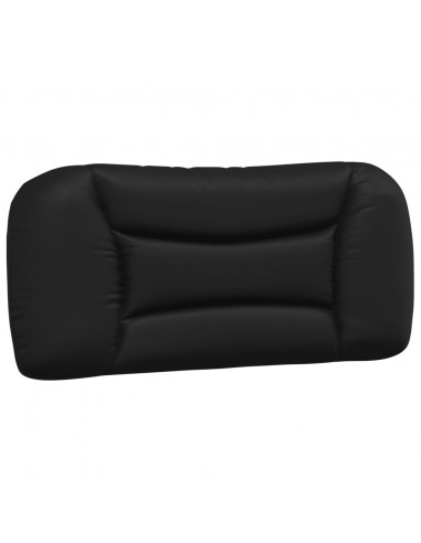 Giroletto con Testiera Nero 80x200 cm in Similpelle