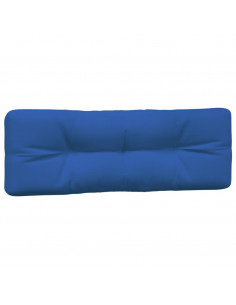 Cuscini per Pallet 2 pz Blu Reale in Tessuto