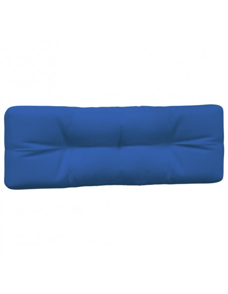 Cuscini per Pallet 2 pz Blu Reale in Tessuto