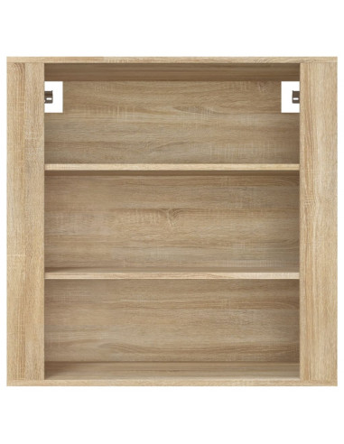 Armadietto a Muro Rovere Sonoma 80x33x80 cm Legno Multistrato