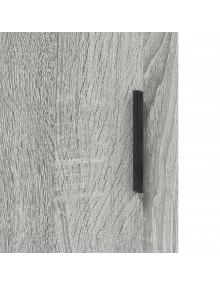 Credenza Grigio Sonoma 69,5x34x90 cm in Legno Multistrato
