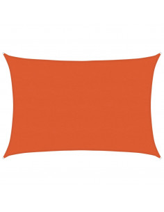 Vela Parasole 160 g/m² Rettangolare Arancione 5x7 m in HDPE 2