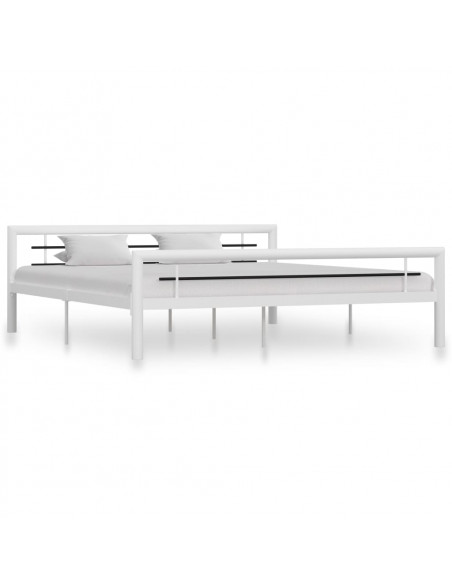 Giroletto Bianco e Nero in Metallo 180x200 cm