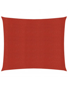 Vela Parasole 160 g/m² Rossa 4x4 m in HDPE 2