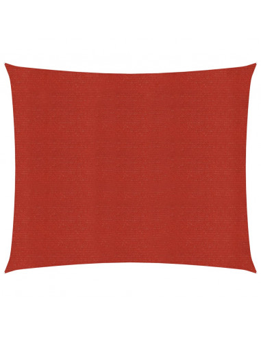 Vela Parasole 160 g/m² Rossa 4x4 m in HDPE