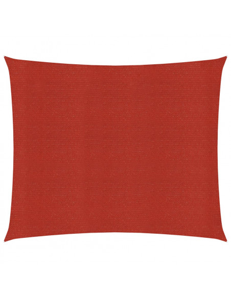 Vela Parasole 160 g/m² Rossa 4x4 m in HDPE