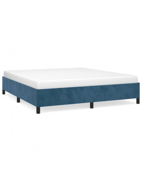 Giroletto Blu Scuro 180x200 cm in Velluto