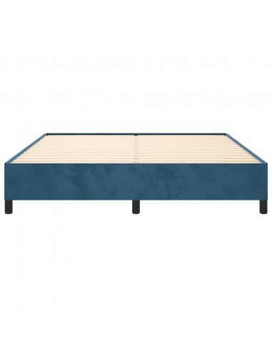 Giroletto Blu Scuro 180x200 cm in Velluto