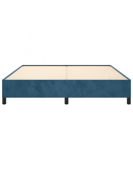 Giroletto Blu Scuro 180x200 cm in Velluto