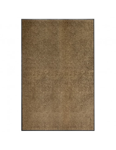 Zerbino Lavabile Marrone 120x180 cm