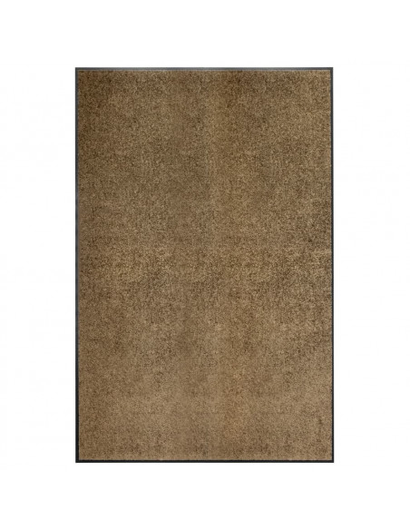 Zerbino Lavabile Marrone 120x180 cm