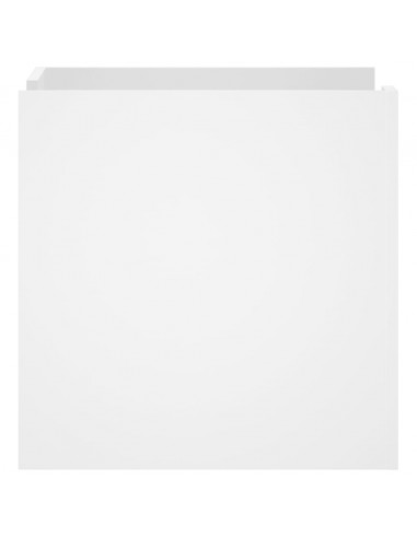 Comodino Bianco 45x50x50 cm in Truciolato