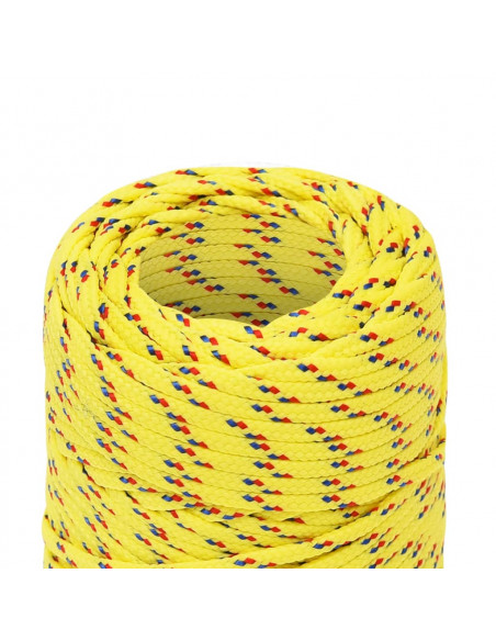 Corda Nautica Gialla 2 mm 100 m in Polipropilene