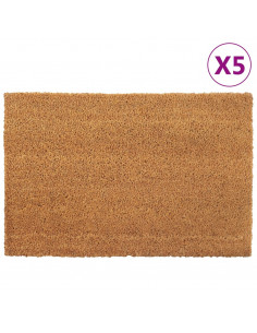 Zerbini 5 pz Naturale 40x60 cm in Fibra di Cocco 2