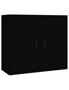 Credenza Nera in Legno Multistrato 2