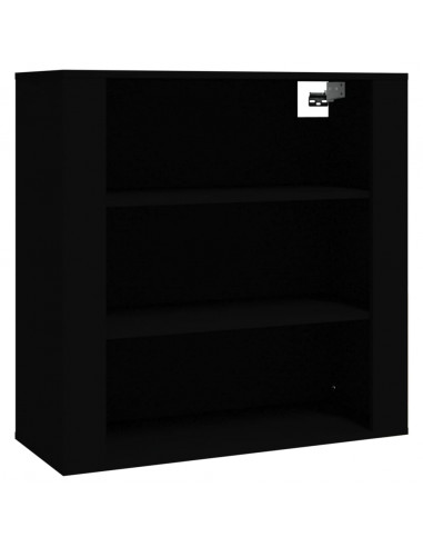 Credenza Nera in Legno Multistrato