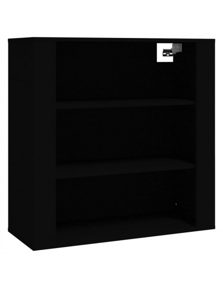 Credenza Nera in Legno Multistrato