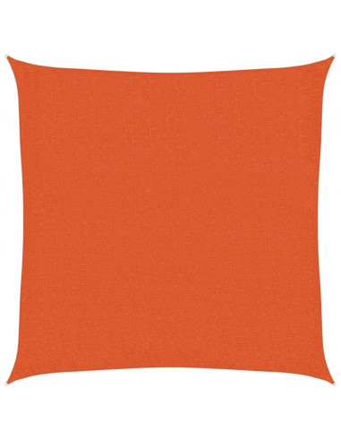 Vela Parasole 160 g/m² Arancione 3,6x3,6 m in HDPE