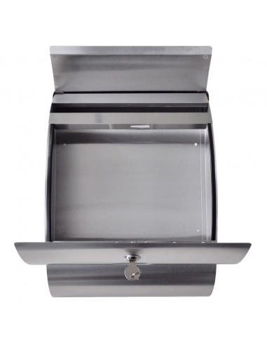 Casetta della Posta con Supporto in Acciaio Inox