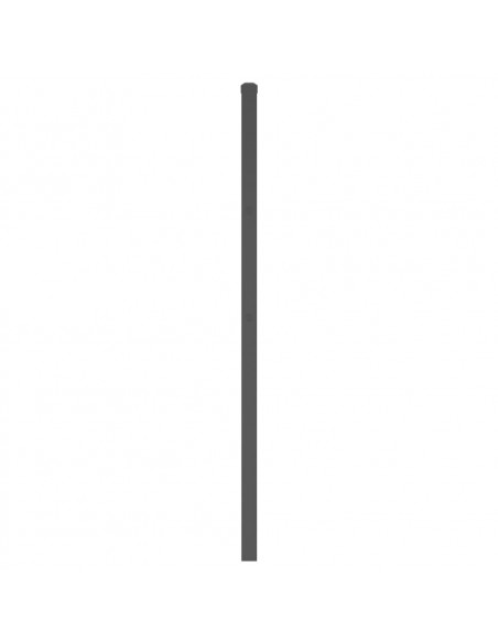 Testiera in Metallo Nero 180 cm