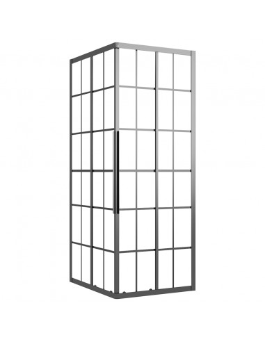 Cabina Doccia ESG Smerigliato 80x70x180 cm Nera