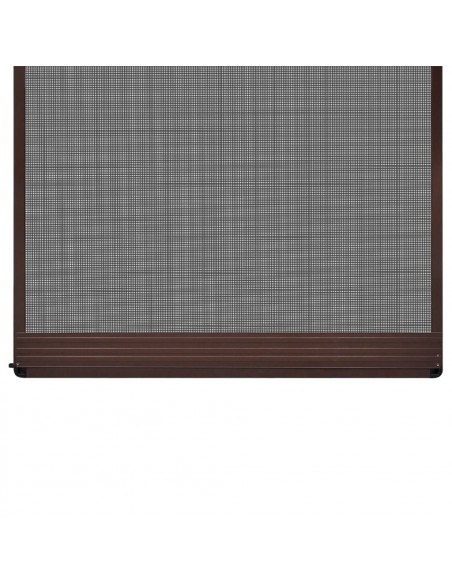 Zanzariera con Cardini per Porte Marrone 120 x 240 cm