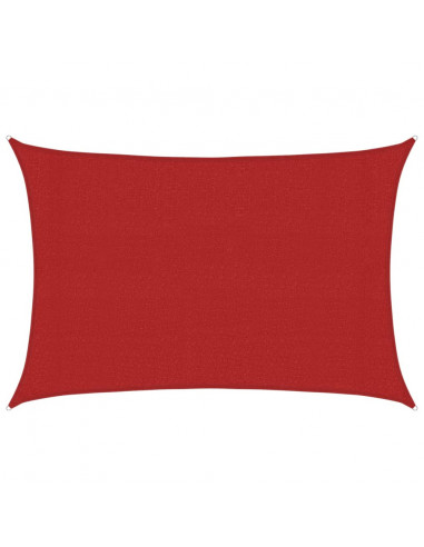 Vela Parasole 160 g/m² Rossa 3x4 m in HDPE