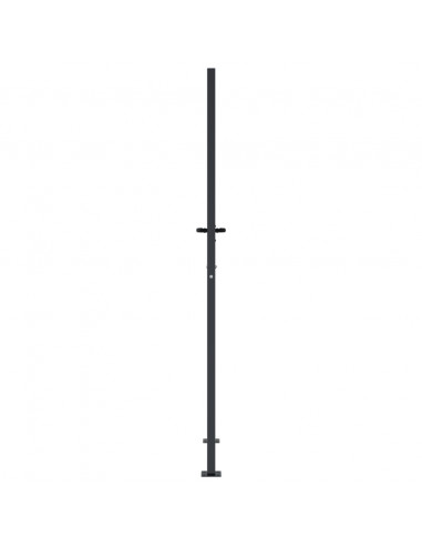 Cancello Giardino Antracite 105x205 cm in Acciaio Design Albero