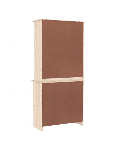 Credenza ALTA 77x35x165 cm in Legno Massello di Pino