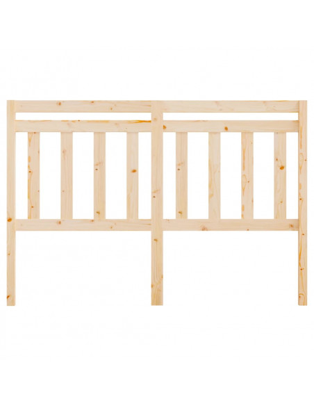 Testiera Letto 166x4x100 cm in Legno Massello di Pino