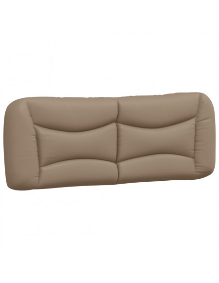 Giroletto con Testiera Cappuccino 140x190 cm in Similpelle