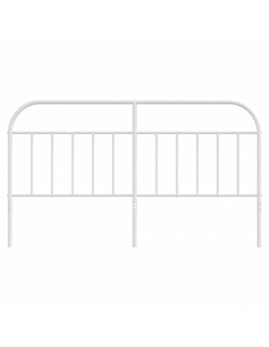 Testiera di Ricambio in Metallo Bianco 160 cm