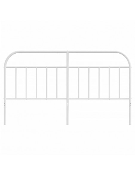 Testiera di Ricambio in Metallo Bianco 160 cm