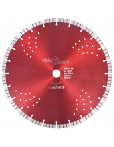 Disco da Taglio Diamantato con Turbo e Fori in Acciaio 350 mm 2