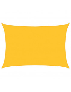 Vela Parasole 160 g/m² Rettangolare Giallo 5x7 m in HDPE 2