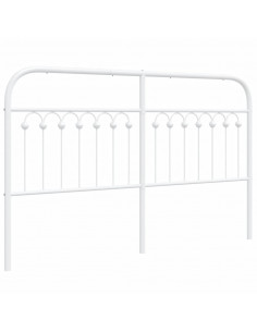 Testiera in Metallo Bianco 150 cm 2