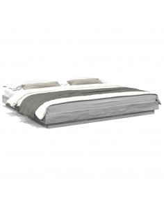 Giroletto Grigio Sonoma 180x200 cm in Legno Multistrato 2