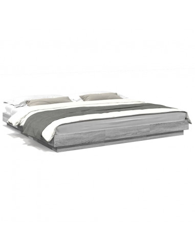 Giroletto Grigio Sonoma 180x200 cm in Legno Multistrato