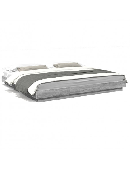 Giroletto Grigio Sonoma 180x200 cm in Legno Multistrato