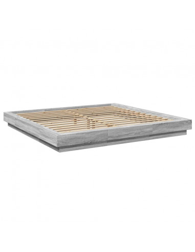 Giroletto Grigio Sonoma 180x200 cm in Legno Multistrato