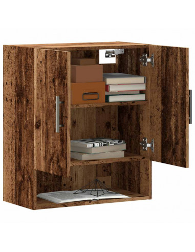 Armadietto a Muro Legno Antico 60x31x70 cm in Truciolato